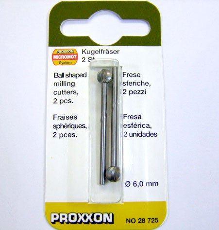 Load image into Gallery viewer, Proxxon HSS Milling Cutters (Packs of 2)     (28722, 28723, 28724, 28725, 28726, 28727)
