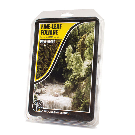 Woodland Scenics WF1133 Fine Leaf Foliage - OLIVE GREEN