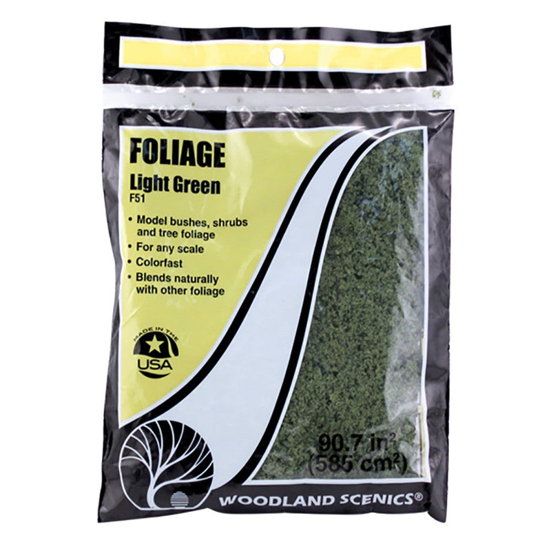 Load image into Gallery viewer, Woodland Scenics WF51 Foliage (Bag) - LIGHT GREEN
