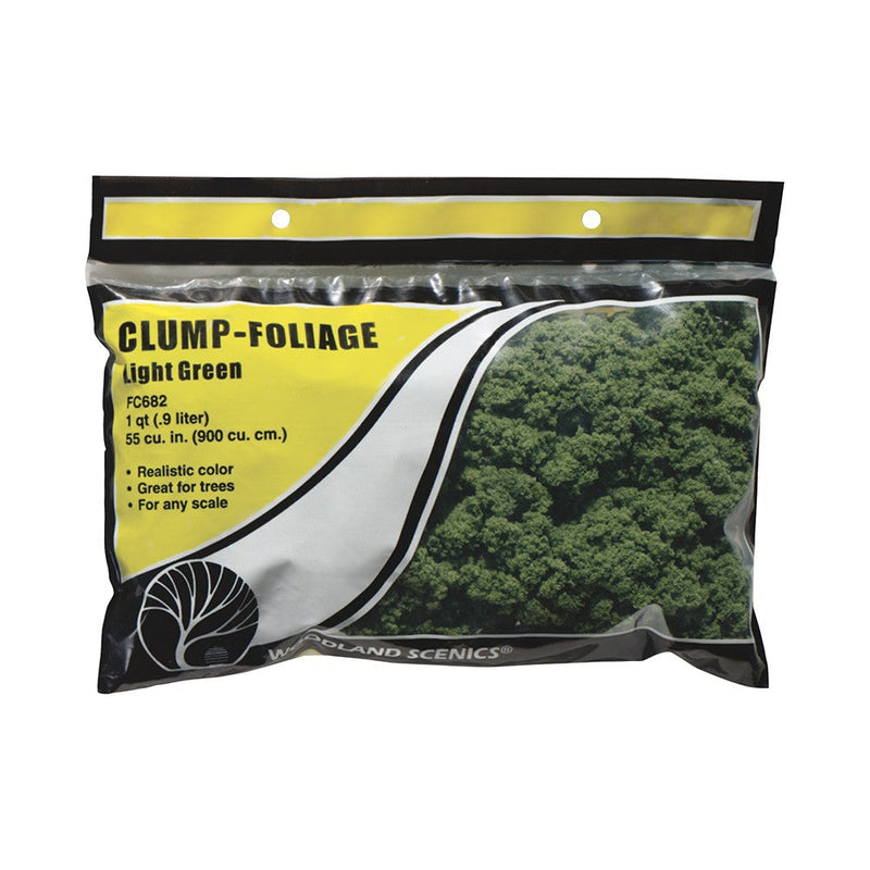 Load image into Gallery viewer, Woodland Scenics WFC682 Clump Foliage (Bag) - LIGHT GREEN
