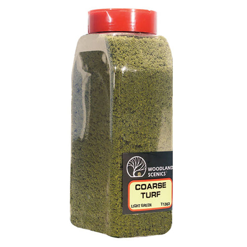 Load image into Gallery viewer, Woodland Scenics WT1363 Coarse Turf Scatter (Tub) - LIGHT GREEN
