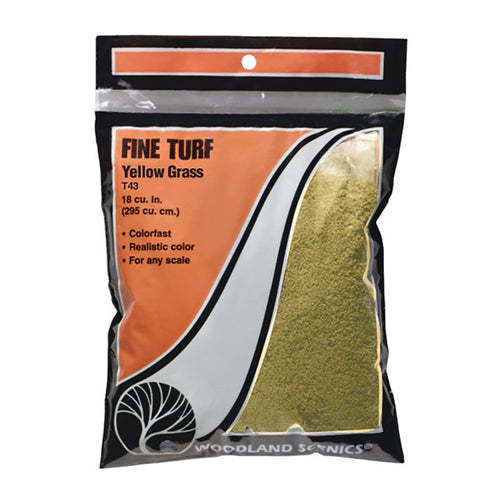 Load image into Gallery viewer, Woodland Scenics WT43 Fine Turf Scatter (Bag) - YELLOW GRASS
