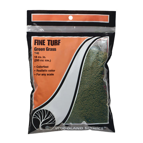 Load image into Gallery viewer, Woodland Scenics WT45 Fine Turf Scatter (Bag) - GREEN GRASS
