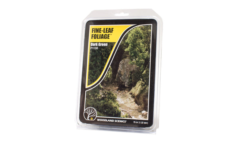 Load image into Gallery viewer, Woodland Scenics WF1130 Fine Leaf Foliage - DARK GREEN
