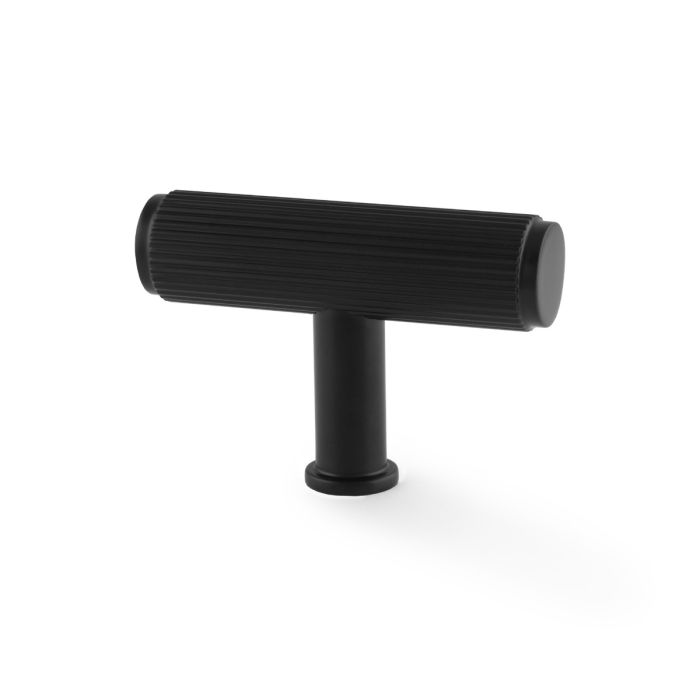 Load image into Gallery viewer, Alexander and Wilks Crispin Reeded T-bar Cupboard Knob
