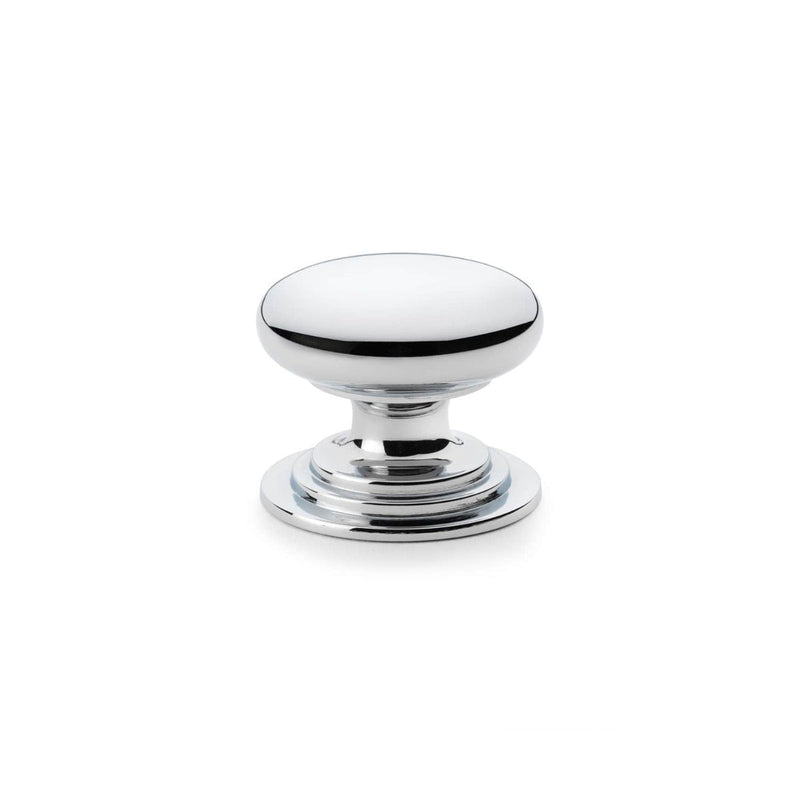 Load image into Gallery viewer, Alexander and Wilks Waltz Round Cupboard Knob on Stepped Rose
