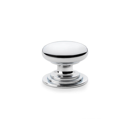 Alexander and Wilks Waltz Round Cupboard Knob on Stepped Rose