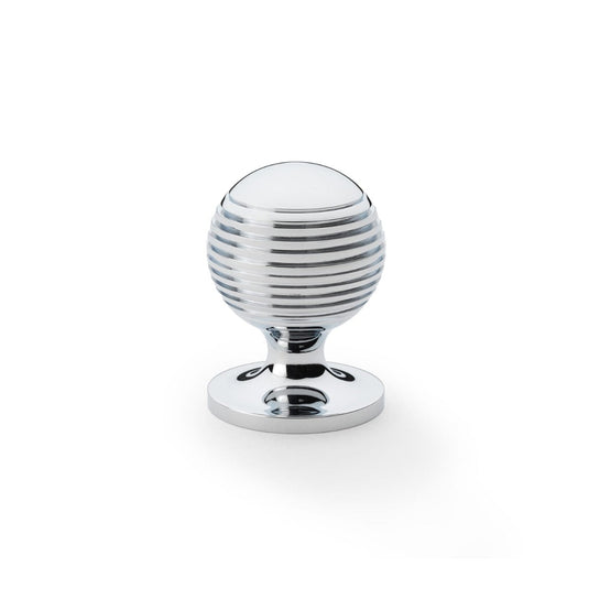 Alexander and Wilks Caesar Cupboard Knob on Round Rose