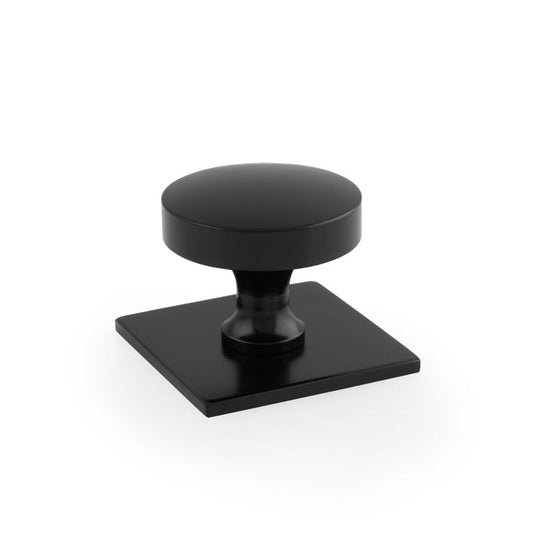 Alexander and Wilks Bullion Cupboard Knob on Square Backplate