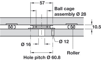 Load image into Gallery viewer, Traintable Swivel Pivot Bearing 50kg
