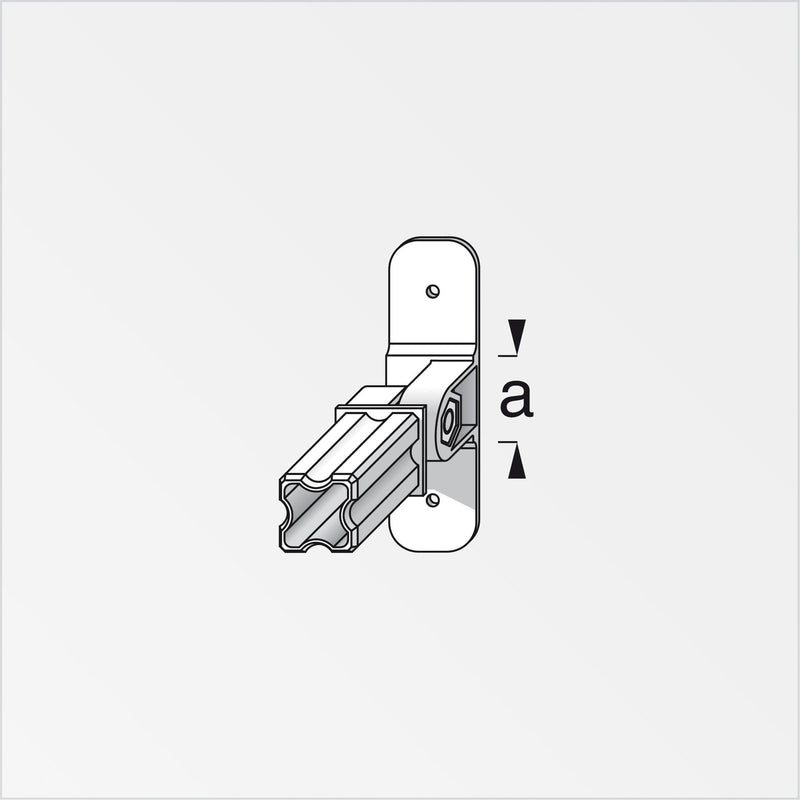 Load image into Gallery viewer, Combitech Articulated 1-Spigot Wall-to-Tube Connector for 23.5mm Tube
