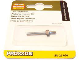 Load image into Gallery viewer, Proxxon Individual Straight Wood Router Bits 3.2mm Shank   (29024, 29026, 29028, 29030, 29032, 29034, 29036, 29038 &amp; 29040)
