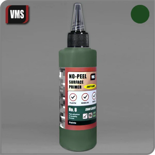 VMS PR Series No-Peel Acrylic Ready To Spray Primers 100ml (8 Colours PR01 - PR08)
