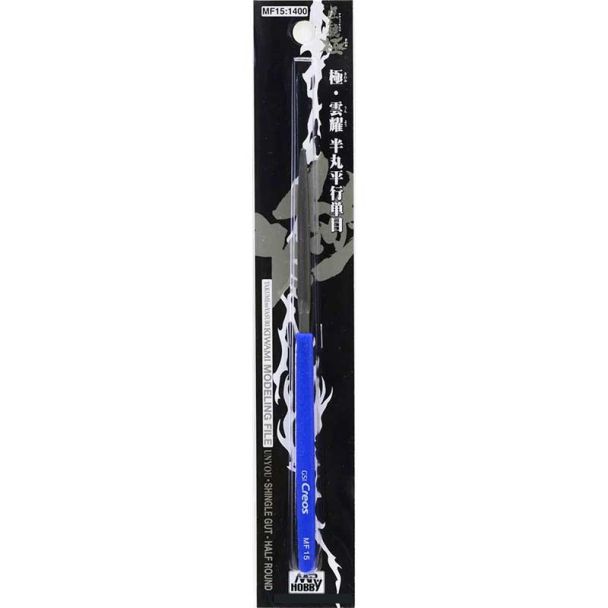 Load image into Gallery viewer, Mr Hobby MF-15 Modelling File - Half Round Single Cut
