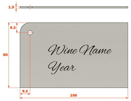 Salice Pin Wine Information Labels
