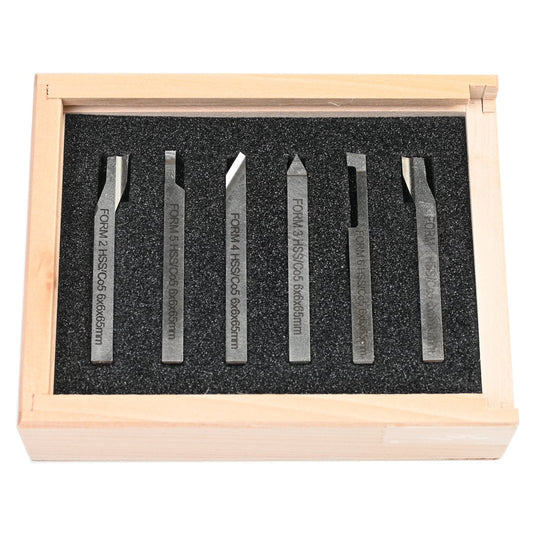 Proxxon 6-Piece Lathe Cutting Tool Set 6x6mm  (24524)
