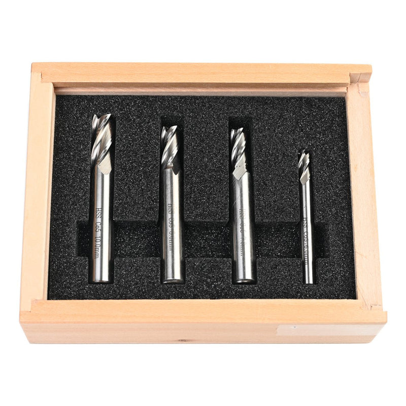 Load image into Gallery viewer, Proxxon 4-Piece HSS Milling Cutter Set 6 - 10mm     (24620)
