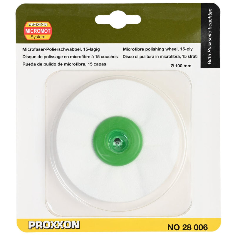 Load image into Gallery viewer, Proxxon Microfibre Polishing Disc 100 x 15mm     (28006)
