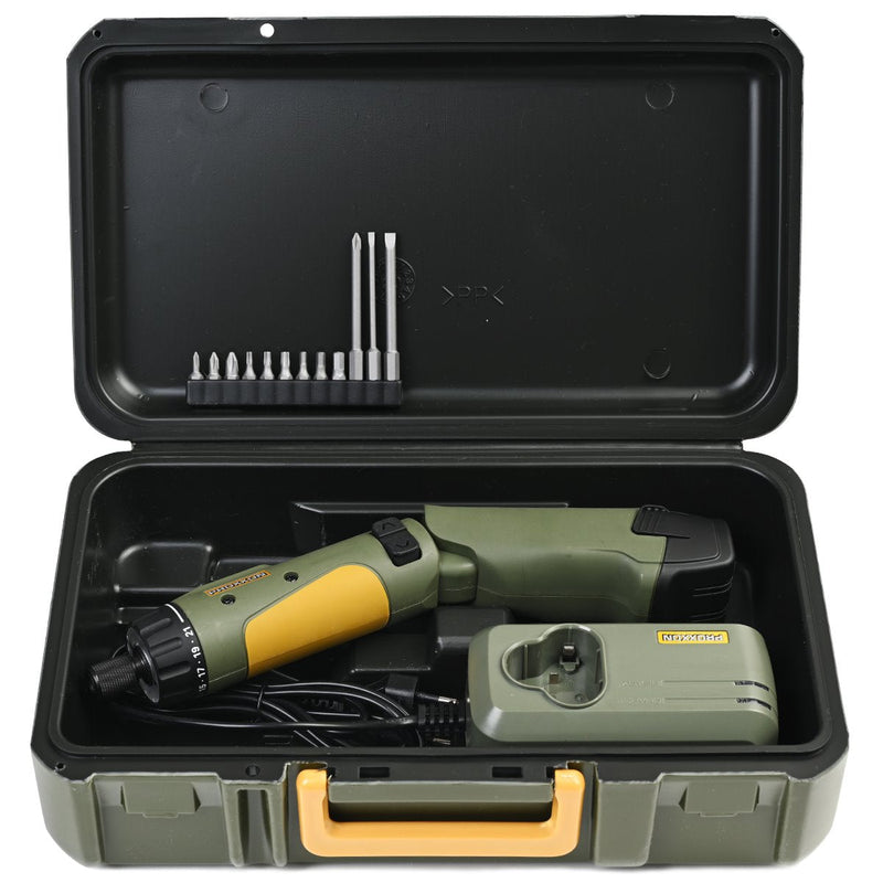 Load image into Gallery viewer, Proxxon KS/A Cordless Foldable Drill / Driver Kit 10.8v 2.6Ah  (29840)
