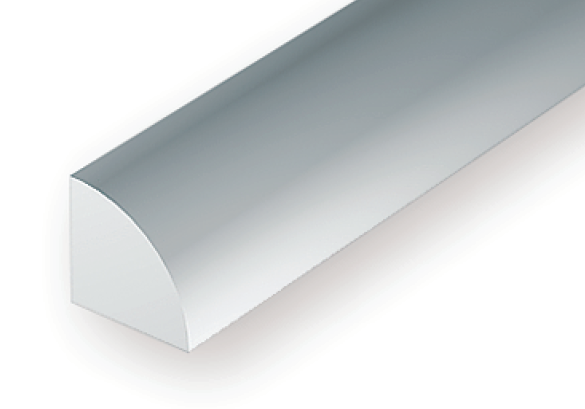 Load image into Gallery viewer, EVERGREEN Styrene Quarter Round Section
