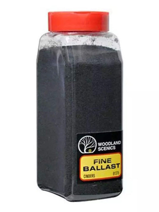Woodland Scenics B1376 Track Ballast - FINE Grade - CINDERS