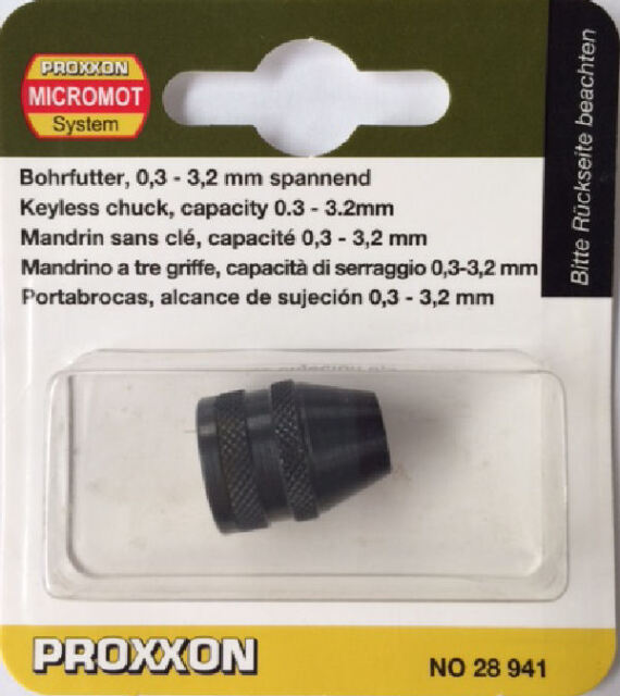 Load image into Gallery viewer, Proxxon MICROMOT Keyless Chuck   (28941)
