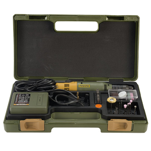 Load image into Gallery viewer, Proxxon 60/E Micromot Model Building &amp; Engraving Cased Set with Collet Chuck   (28515)
