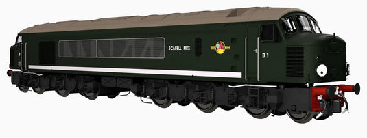RAPIDO 948501 Class 44 1CoCo1 D1 'Scafell Pike' BR Plain Green - DCC Sound Fitted