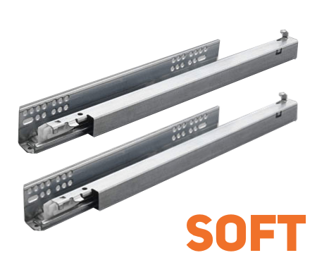 Load image into Gallery viewer, Salice 6555 Soft Close Full Extension Concealed Drawer Runners
