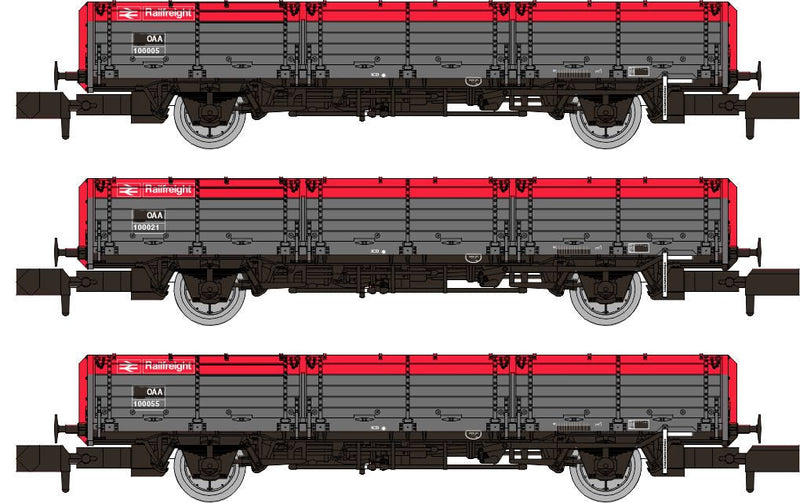 Load image into Gallery viewer, RAPIDO 956004 OAA AB Wagon Triple Pack - BR Railfreight Pack 2
