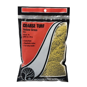 Load image into Gallery viewer, Woodland Scenics WT61 Coarse Turf Scatter (Bag) - YELLOW GRASS

