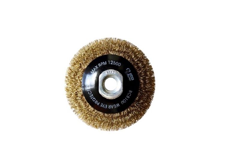 JOSCO Crimped Bevel Wheel Brush 100mm  